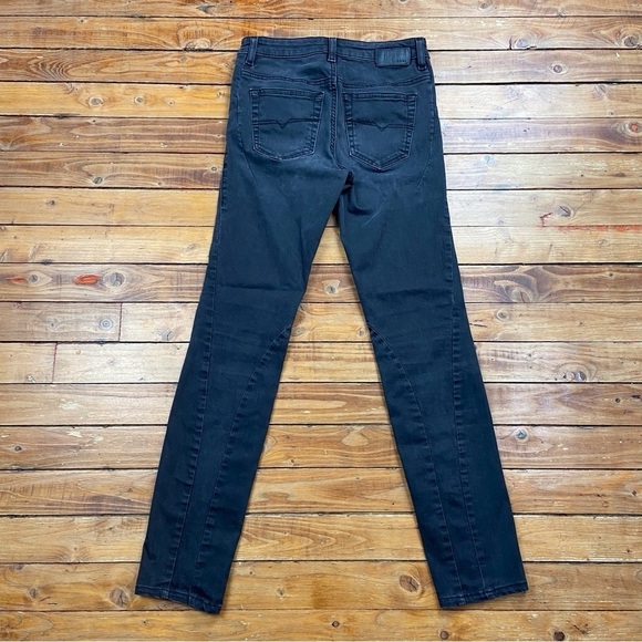 Diesel jeans Sknzee-Dee black mid rise jeans stretchy denim size 27 mid waisted - Picture 3 of 15